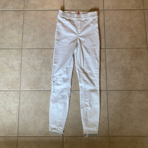 SPANX Denim - Spanx White Denim Skinny Jeans